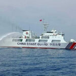 A China ataca um navio filipino nas águas filipinas com abastecimento de água