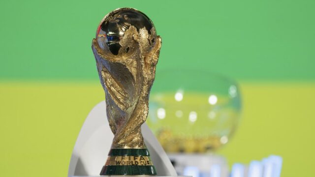 A FIFA comemora um ano para ir para a 48ª Copa do Mundo de 2026 na Cidade do México

