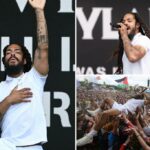 A Grande Banda Punk Band explodiu em "Death to IDF" durante o Festival do Festival de Glastonbury como a polícia
