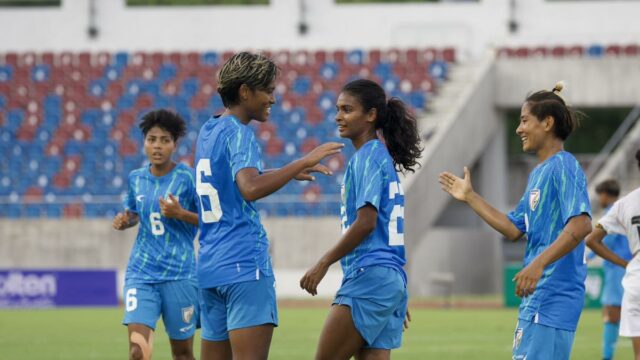 A Índia derrota Timor está nas eliminatórias da Copa da AFC para Mulheres 2026, fica em cima do Grupo B

