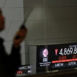 A JCI caiu para 7.117, analisa 5 ações dos principais vencedores da placa principal