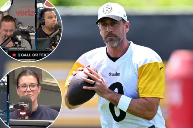 Greg Hill Show em Weei foi a Aaron Rodgers. 