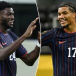 Patrick Agyemang comemora depois de filmar na partida USMNT-HAITI em 22 de junho de 2025.