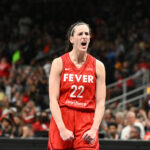 A estrela da WNBA, Caitlin Clark