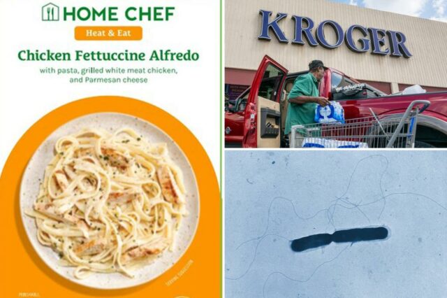 A explosão fatal de Listeria combinada com Alfredo Fettucine Chicken vendida em Kroger e Walmart

