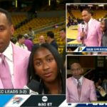 A filha de Stephen A. Smith cria uma câmera das finais da NBA - e a estrela da ESPN não sabia como lidar com isso