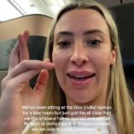 O influenciador de maquiagem Maddie Wilcox descreveu o acordado ao saber que suas aeronaves da Índia para o Catar foram desviadas por duas horas para ir antes que o desembarque