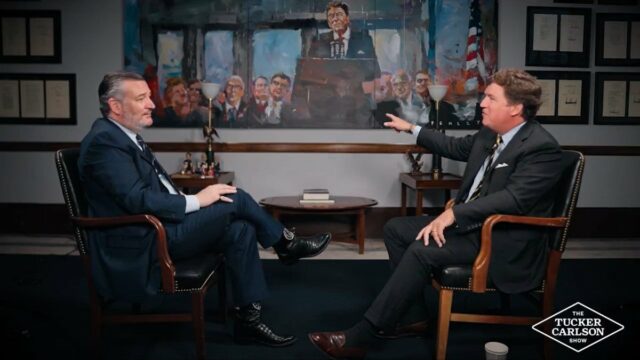 A incrível Tucker Carlson gritou uma partida com Ted Cruza através de fatos iranianos básicos: 'Você chama a derrubada' | Vídeo

