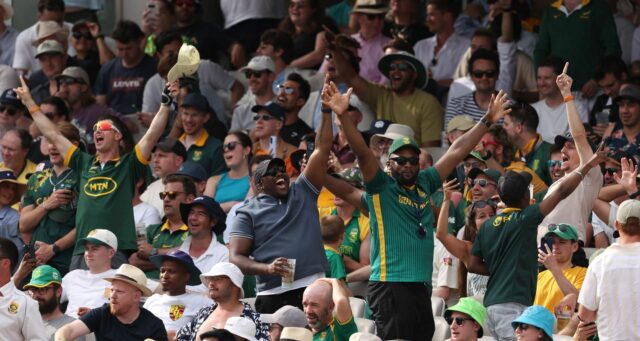 A lenda do tiro sul -africano SA vs Aus Aus 2025 WTC Final foi vista no Lord's no 3º dia (na foto)

