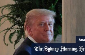 A melhor semana de Donald Trump na segunda presidência ficou bem Donald Trump (centro) conversando com o secretário-geral da OTAN, Mark Rutte (à esquerda).