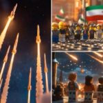 A mídia estatal iraniana reproduz vídeo estranho no estilo lego lego estilo