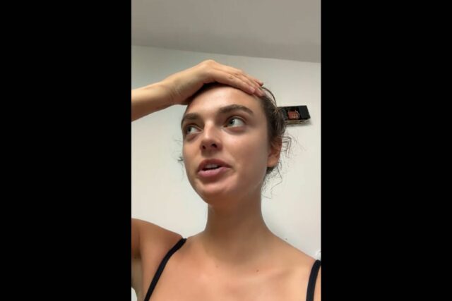 A mulher escolheu ousada para a reforma da cozinha-depois vê o resultado: 'Oh meu Deus "

