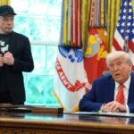 A participação da Tesla mergulha como Fehde de Musk com Trump através da conta de impostos do Partido Republicano Investidores