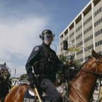 A polícia de Los Angeles é forçada a negar que os agentes do gelo ajudar