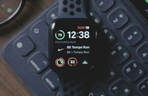 A precisão da atividade do Apple Watch obtém pontuações conflitantes no novo estudo A precisão da atividade do Apple Watch recebe pontuações mistas no novo estudo | A foto mostra um relógio com estatísticas de uma corrida de 8k