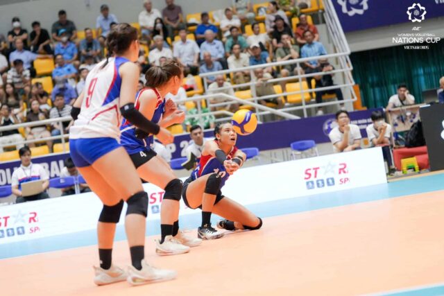 Infelizmente Pilipinas durante o jogo da Copa das Nações AVC contra o Cazaquistão