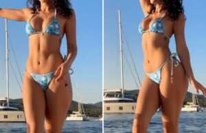 Acho que a esposa do menino de praia torcular! Tasters de biquíni - quem é?
