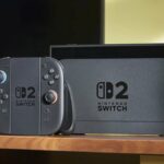 Switch 2 Console na caixa