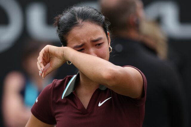 Alex Eala perdeu para Maya Ortak na final do Eastbourne Open