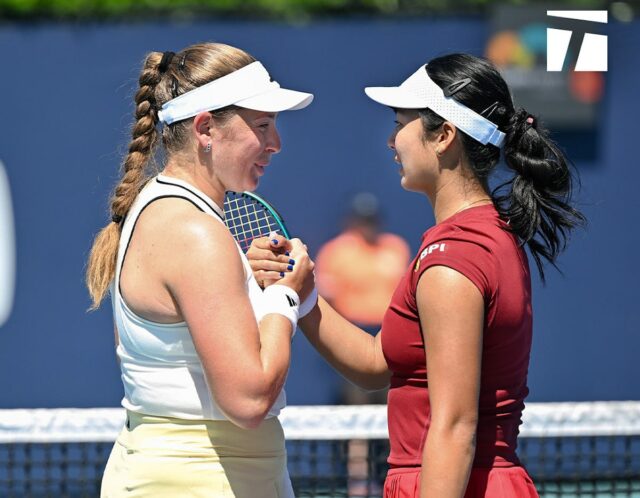 Alex Eala Yener Jelena Ostapenko 2025 Miami Open