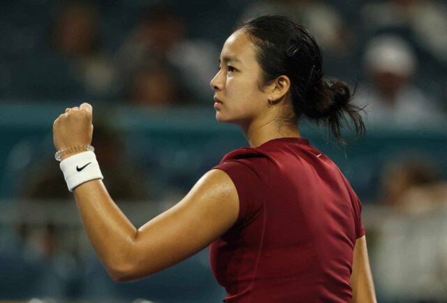 Alex Eala, campeã de defesa do Canadá, Rebecca Marino'yu, inadequada na proposta da proposta e 6-1, 0-6, 6 (4) -7 Associação de Tênis Femininos 125 Lexus Ilkley na sexta-feira (horário de Manila) danificado.
