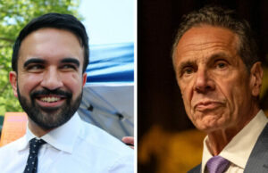 Andrew Cuomo é reconhecido pelo socialista Zohran Mamdanija no prefeito democrata de Nic Andrew Cuomo é reconhecido pelo socialista Zohran Mamdanija no prefeito democrata de Nic