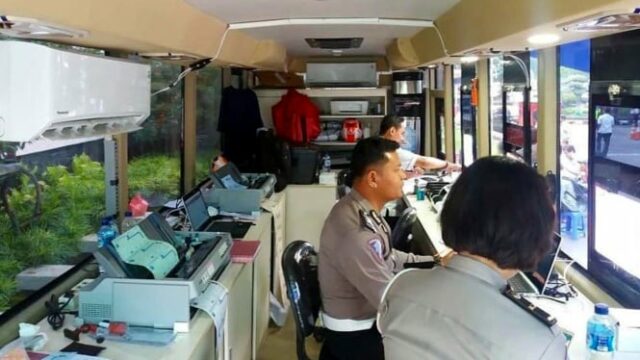 Anexo SIM em torno de Yakarta, Bekasi, Bogor e Bandung em 17 de junho de 2025

