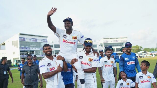Angel Matthews, do Sri Lanka

