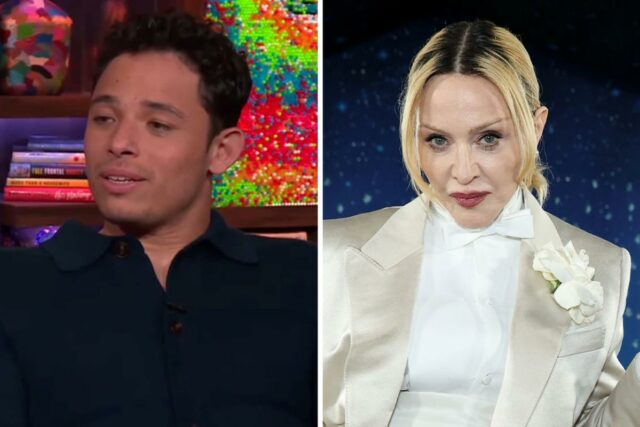 Anthony Ramos sombreia Madonna para rolar em seu iPad enquanto assiste "Hamilton": "A porta está certa"

