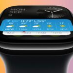 Apple Watch Series 10 Reviews | Fechar -up do relógio em fundo colorido