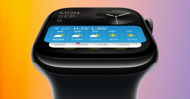 Apple Watch Series 10 Reviews | Fechar -up do relógio em fundo colorido