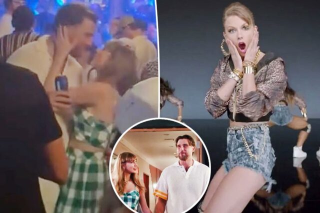 Assista Taylor Swift e Travis Kelce Slow Dance para "Shake It Off" em um doce filme

