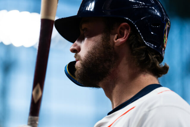 Astros que lida com notícias frustrantes no campo externo de campo externo

