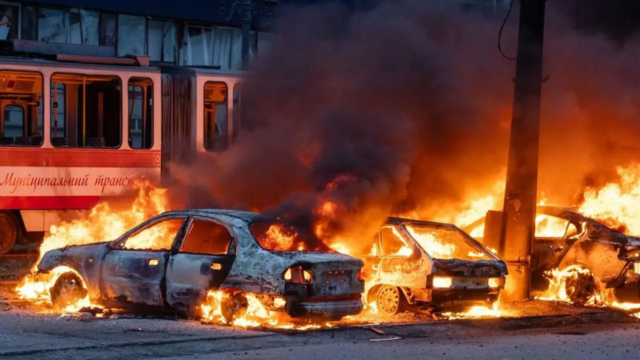Ataques russos mortos por 9 pessoas para a Ucrânia

