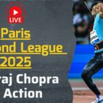 Atualizações do Live Neerj Chopra Paris Diamond League: Comentário, pontuação, The Most News, masculino Japaline começa às 1:12