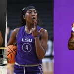 BF Chris Hilton Jr de Flau'jae Johnson. e Anne Kia Brooks reage como a LSU Star Heads para representar os EUA em 2025 Fiba Amerucup - Fonte da imagem: Instagram/Kiajbrooks