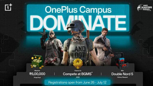 BGMI OnePlus Campus domina 2025: BGMS Slots, Registro e tudo o que sabemos até agora

