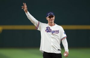 “Baby treinando -o em forma”: fãs da NFL, Brandon Aubrey, porque ele continua seu dever durante o treinamento March Madness Logo