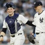 Ben Rice "bastante confortável" na primeira partida como apanhador para os Yankees