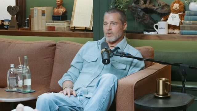 Brad Pitt credita 'sete' por sair dele "o tempo mais sem coração" em seu vídeo de carreira

