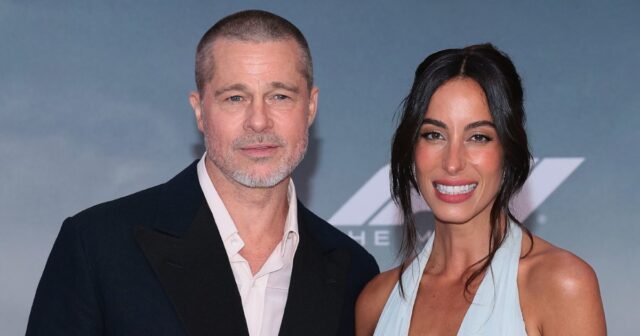 Brad Pitt e Ines de Ramon participam do Apple Films e Warner Bros. 
