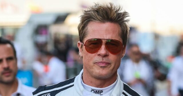 Brad Pitt foi 'movido' pela F1 que abordou as 'questões Brad Pitt e Javier Bardem fotografaram o filme Filming Formula 1 no Rolex 24 em Daytona Beach