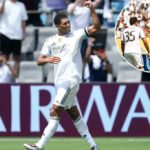 Jude Bellingham comemora depois de marcar durante a partida do Real Madrid-Pachuca em 22 de junho de 2025.