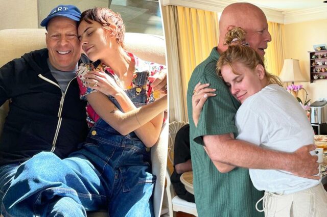 Bruce Willis "Filha de Tallulah defende a publicação" sensível "pai nas mídias sociais quando luta contra a demência

