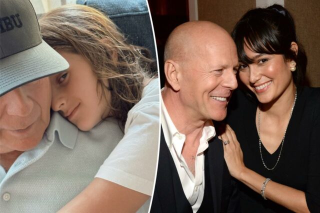 Bruce Willis "esposa confessa que" quer tudo isso "em um post inovador na ocasião do Dia dos Pais

