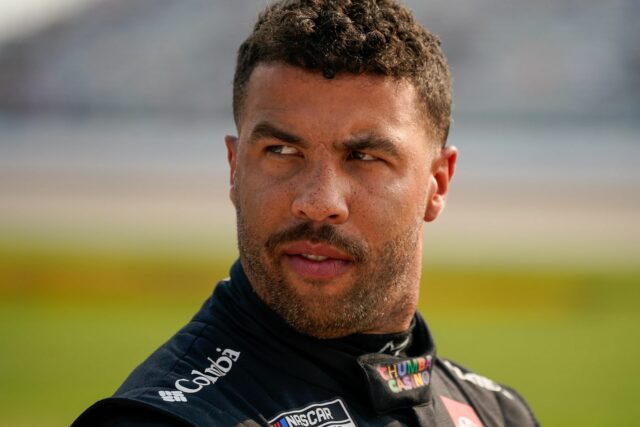 Bubba Wallace reage ao olho que revela o carro número 23 entre os mais frequentemente colapsados ​​dirigindo na temporada de 2025

