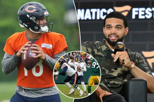Caleb Williams não impede os fãs dos Packers: "Suck"

