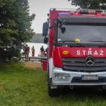 Campanha de pesquisa no lago Małewskie. Três adolescentes foram perdidos