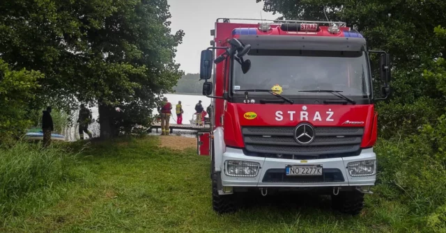 Campanha de pesquisa no lago Małewskie. Três adolescentes foram perdidos

