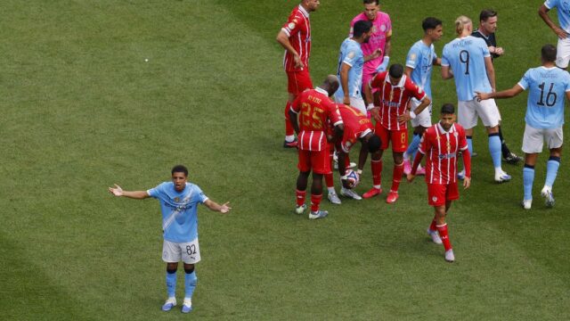 Campeonato Mundial de Clubes 2025: Um Protester de Direitos Animais trabalha em um campo com uma mensagem anti-morocco

